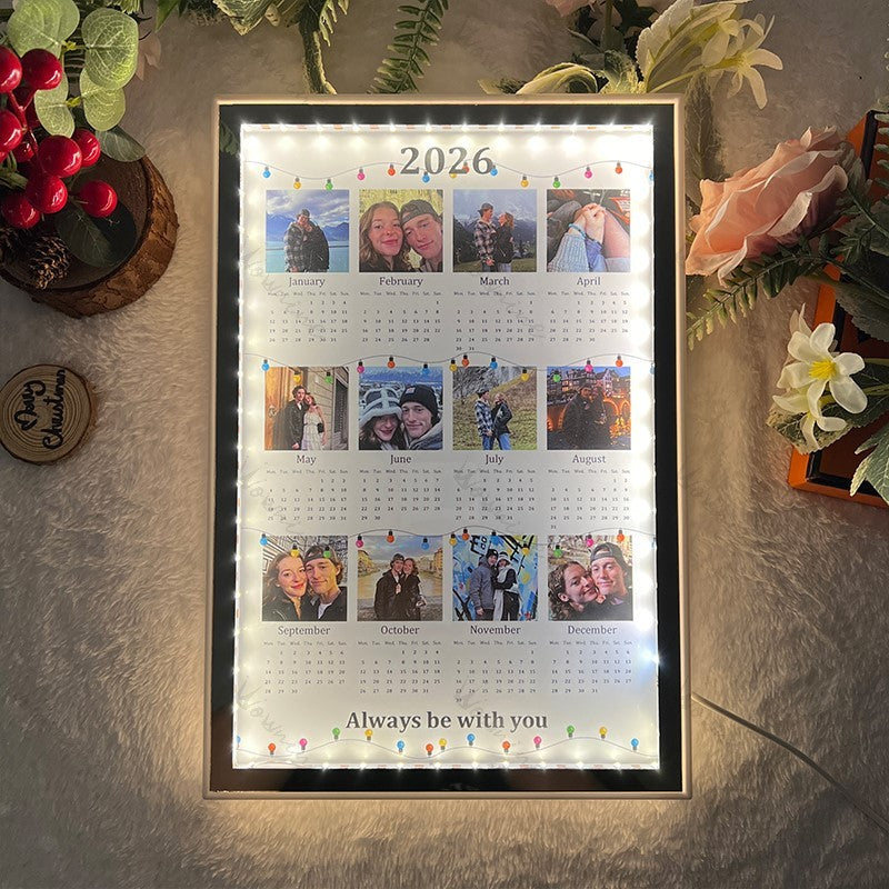 Light Box Mirror Calendar