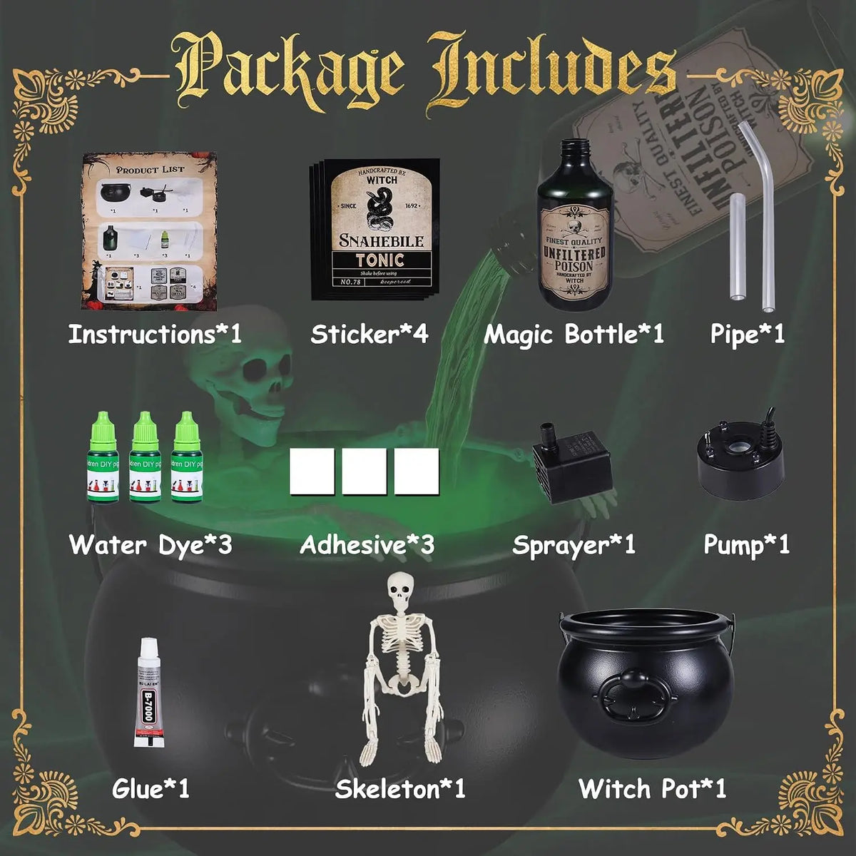 WitchBrew™ Halloween Cauldron