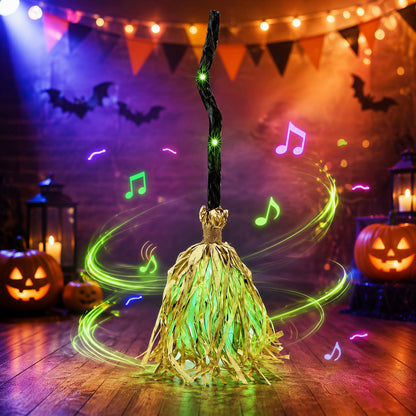 Dancing Halloween Broom