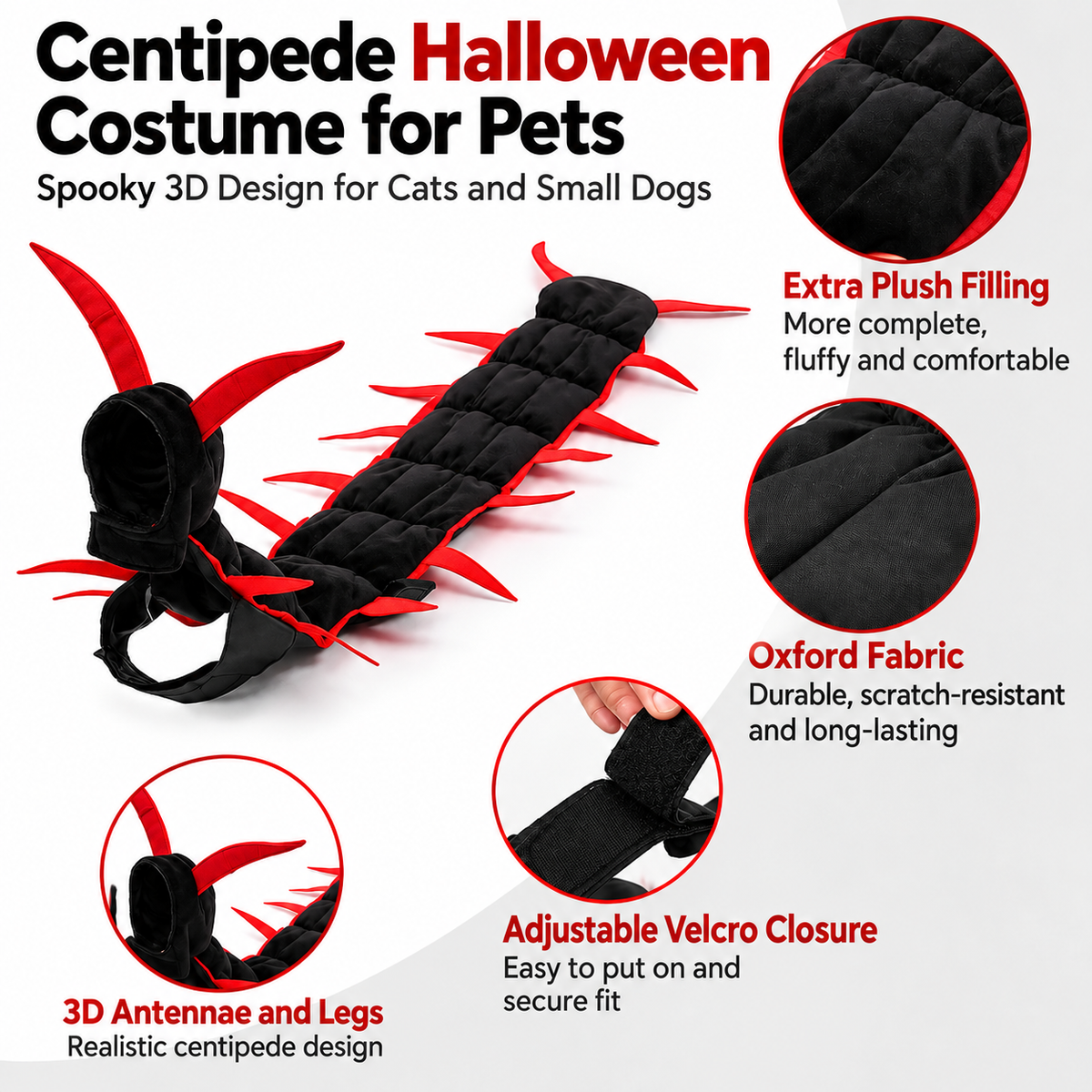 Centipede Cat Costume