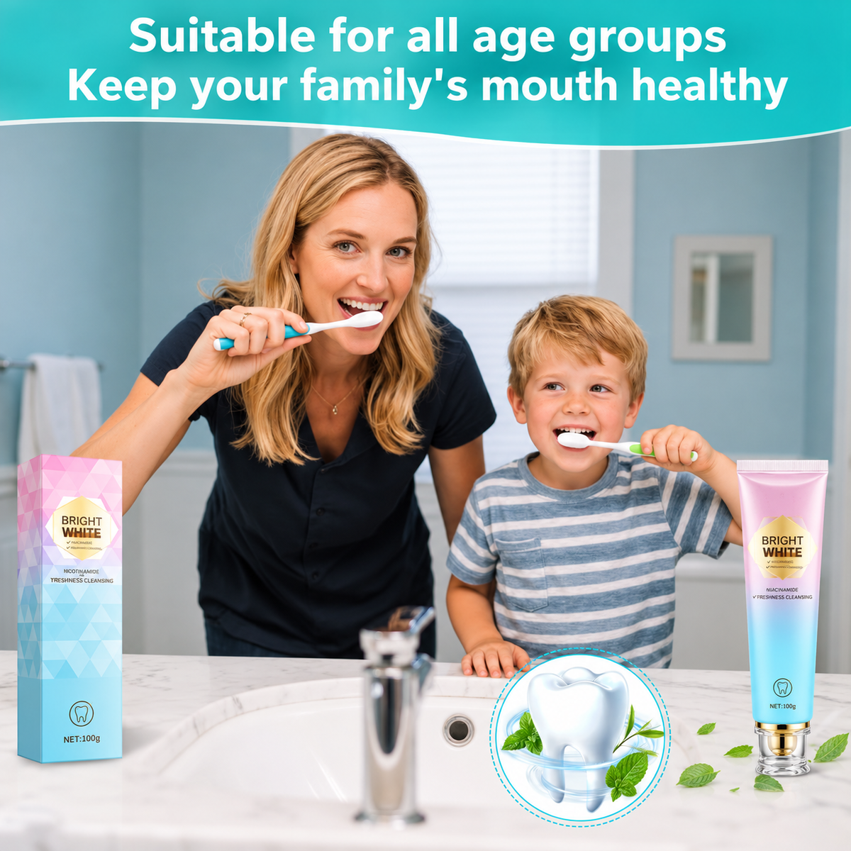 Niacinamide Teeth Whitening Toothpaste