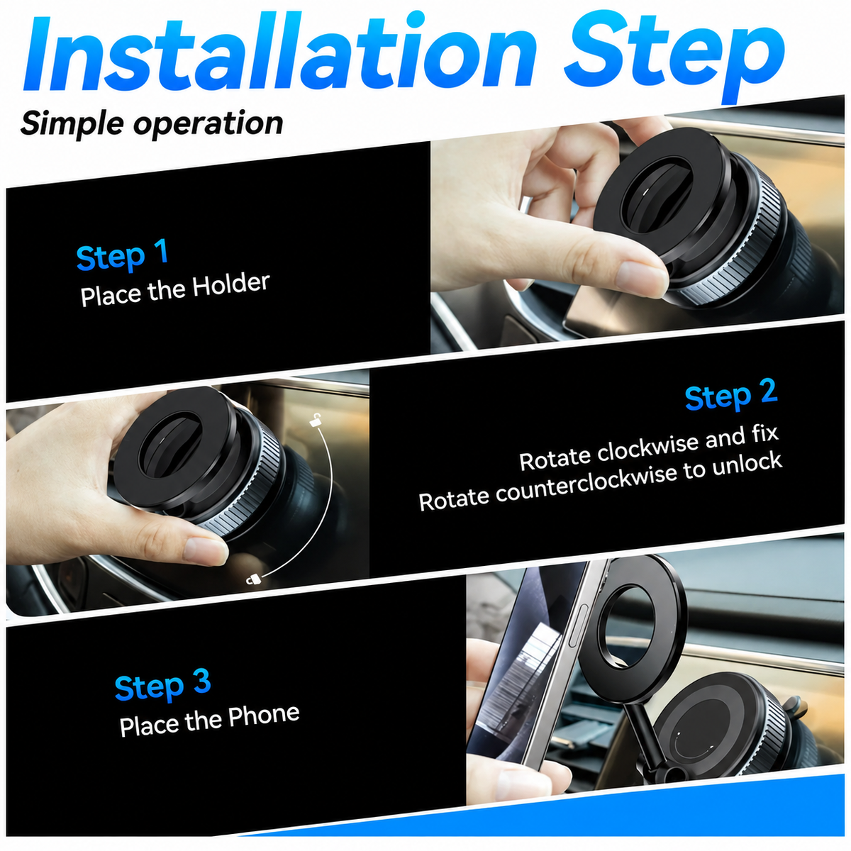 MagMount™ 360 Vacuum Phone Holder