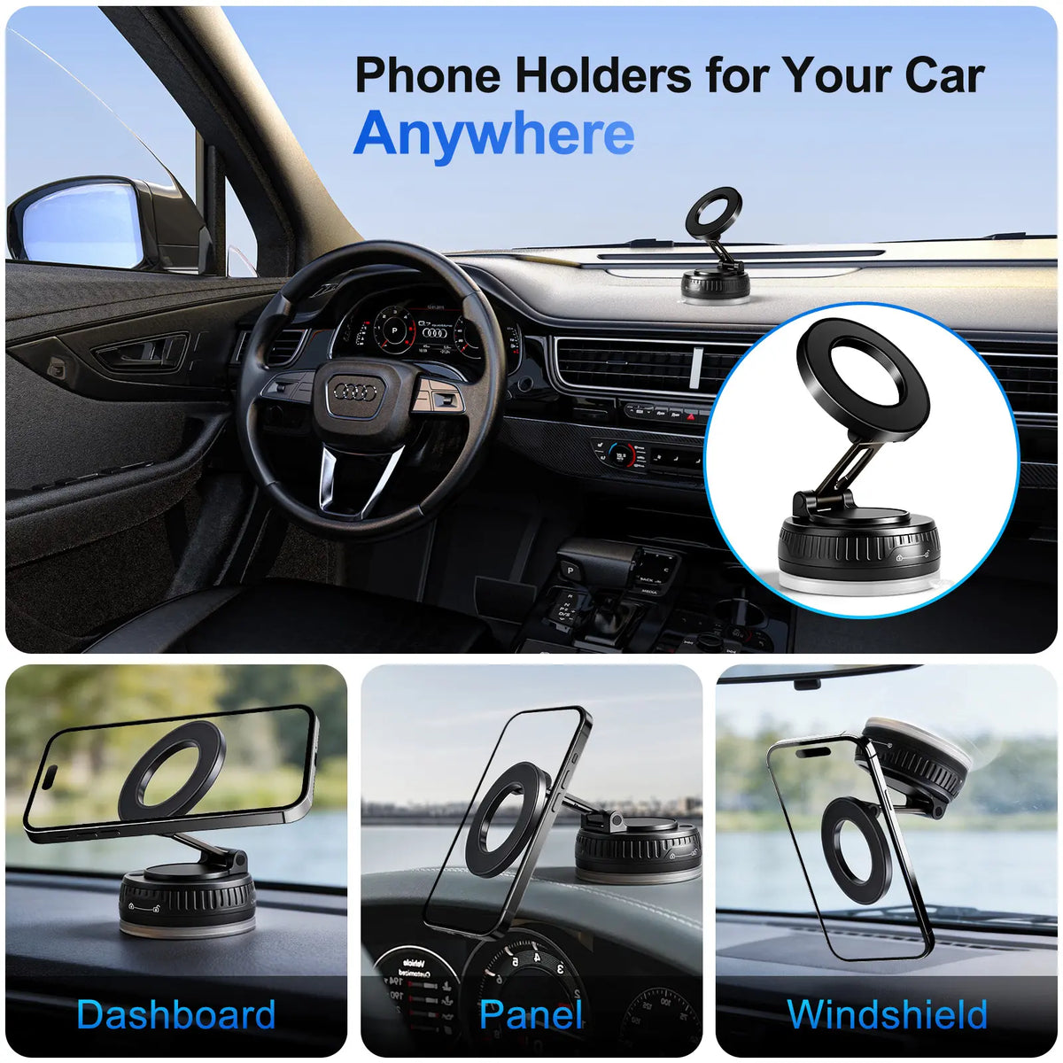 MagMount™ 360 Vacuum Phone Holder